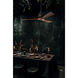 Atlas Irene-3 52 inch Matte Black with Walnut Tone Blades Ceiling Fan, Paddle Fan