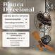 Matthews-Gerbar Bianca Direcional 16 inch Polished Brass with Solid Mahogany Wood Blades Directional Ceiling Fan, Matthews-Gerbar
