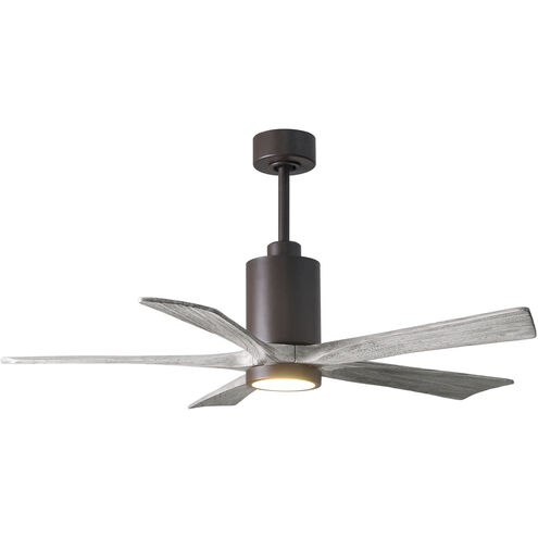 Atlas Patricia-5 52 inch Textured Bronze with Barnwood Tone Blades Ceiling Fan in Barn Wood, Atlas