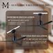 Atlas Eliza 56 inch Matte Black Ceiling Fan, Paddle Fan