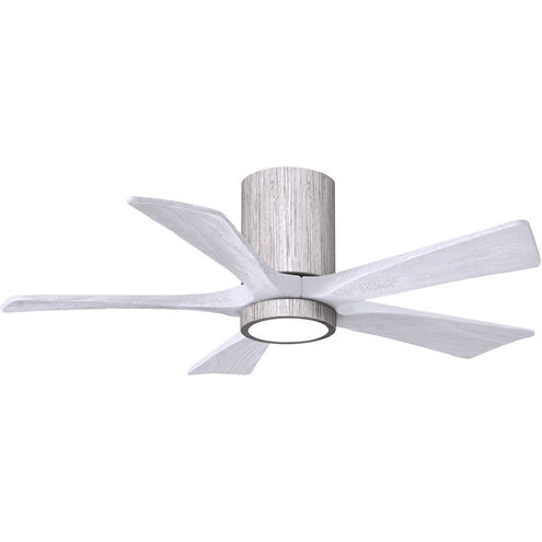 Atlas Irene-5HLK 42 inch Barnwood Tone with Matte White Blades Ceiling Fan in Barn Wood, Flush Mounted