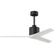 Atlas Mollywood 52 inch Matte Black with Matte White Blades Ceiling Fan, Atlas