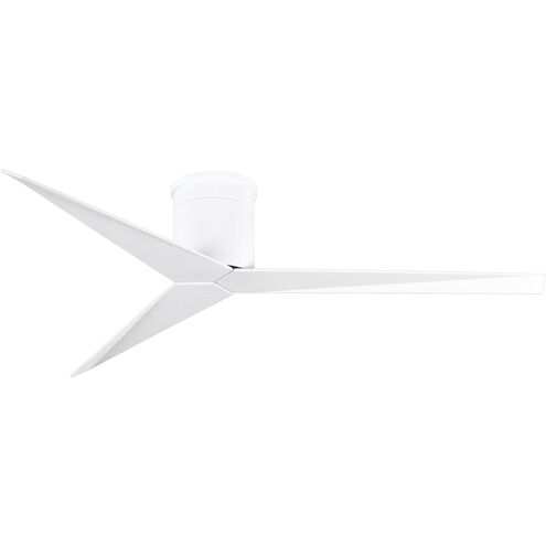 Atlas Eliza-H 56 inch Gloss White Ceiling Mount Paddle Fan, Atlas