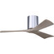 Atlas Irene-3H 42 inch Polished Chrome with Gray Ash Blades Ceiling Fan