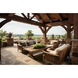 Atlas Nan XL 72 inch Matte Black with Walnut Blades Ceiling Fan