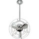 Matthews-Gerbar Bianca Direcional 13 inch Polished Chrome Ceiling Fan, Matthews-Gerbar