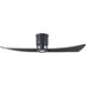 Atlas Lindsay 52 inch Matte Black Ceiling Fan, Atlas