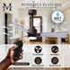 Atlas Alessandra-LK 56 inch Textured Bronze with Brushed Nickel Blades Indoor/Outdoor Ceiling Fan
