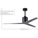 Atlas Eliza 56 inch Gloss White Ceiling Fan, Paddle Fan