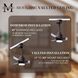 Atlas Alessandra-LK 56 inch Textured Bronze with Brushed Nickel Blades Indoor/Outdoor Ceiling Fan