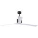 Atlas Nan XL 72 inch Matte Black with Matte White Blades Ceiling Fan