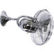 Atlas Kaye 17 inch Polished Chrome Wall/Ceiling Fan, Atlas