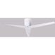Atlas Eliza-H 56 inch Gloss White Ceiling Mount Paddle Fan, Atlas