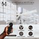Atlas Irene-5H 60 inch Gloss White with Matte White Blades Ceiling Fan, Flush Mounted