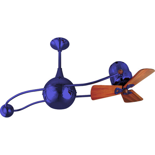 Matthews-Gerbar Brisa 2000 40 inch Blue with Mahogany Blades Ceiling Fan
