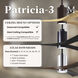 Atlas Patricia-3 52 inch Gloss White with Walnut Tone Blades Ceiling Fan, Atlas