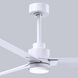 Atlas Alessandra-LK 56 inch Matte White Indoor/Outdoor Ceiling Fan