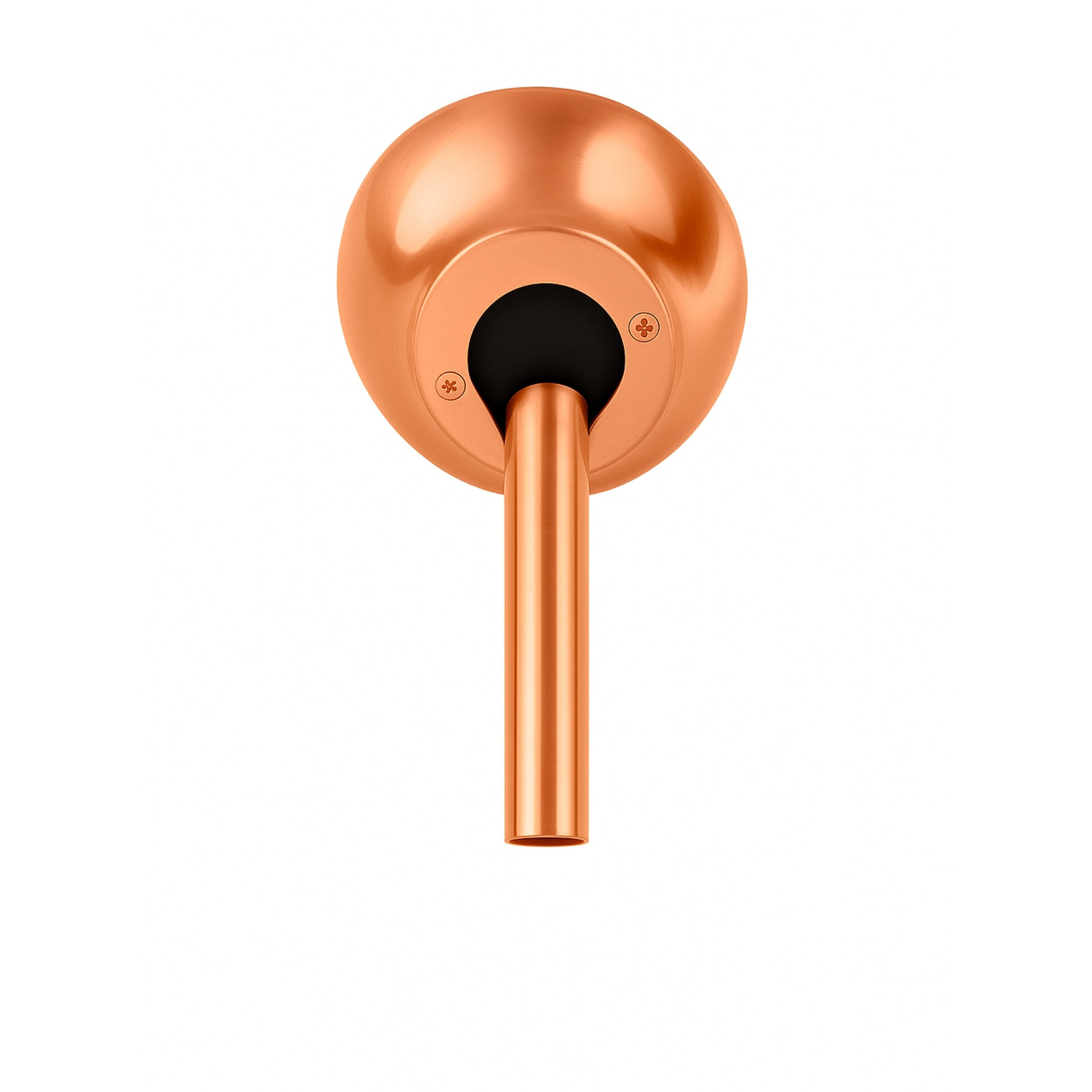 Matthews-Gerbar Brushed Copper Fan Canopy, Slant Ceiling Mount