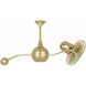 Matthews-Gerbar Brisa 2000 39 inch Brushed Brass Ceiling Fan, Matthews-Gerbar