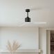 Atlas Mollywood 52 inch Matte Black with Matte White Blades Ceiling Fan, Atlas