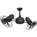 Atlas Dagny 40 inch Matte Black Ceiling Fan
