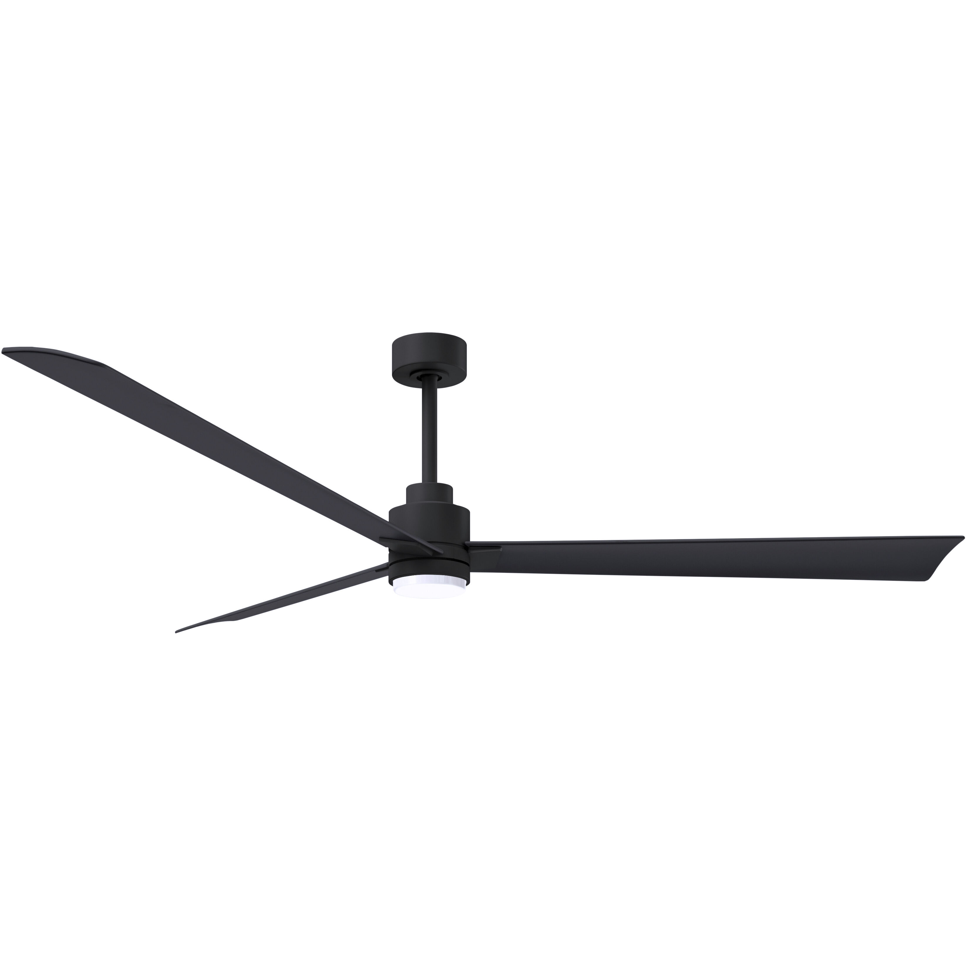 Atlas Alessandra - LK 72 inch Matte Black Ceiling Fan