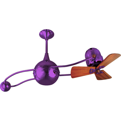 Matthews-Gerbar Brisa 2000 40 inch Light Purple with Mahogany Blades Ceiling Fan