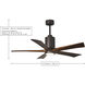 Atlas Patricia-5 52 inch Textured Bronze with Barnwood Tone Blades Ceiling Fan in Barn Wood, Atlas