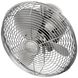 Atlas Kaye 17.5 inch Brushed Nickel Oscillating Wall Fan, Atlas