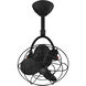 Atlas Diane 13 inch Matte Black Ceiling Fan, Atlas