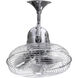 Atlas Kaye 17 inch Polished Chrome Wall/Ceiling Fan, Atlas