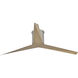 Atlas Eliza-H 56 inch Brushed Nickel with Gray Ash Tone Blades Ceiling Mount Paddle Fan, Atlas