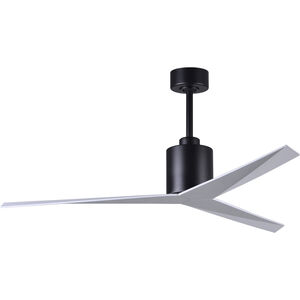 Atlas Eliza 56 inch Matte Black with Gloss White Blades Ceiling Fan, Paddle Fan