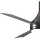 Atlas Donaire 52 inch Brushed Bronze with Silver Tone Blades Outdoor Ceiling Fan, Coastal Wet Rated