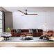 Atlas Alessandra-LK 56 inch Matte Black with Walnut Blades Indoor/Outdoor Ceiling Fan