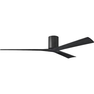 Atlas Irene-3H 72 inch Matte Black Ceiling Fan