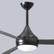 Atlas Donaire 52 inch Brushed Bronze with Silver Tone Blades Outdoor Ceiling Fan, Coastal Wet Rated