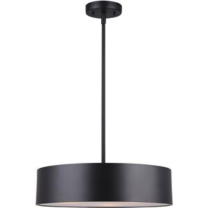 Dexter 3 Light 16 inch Matte Black Pendant Ceiling Light
