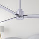 Atlas Alessandra 42 inch Brushed Nickel Indoor/Outdoor Ceiling Fan