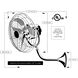 Matthews-Gerbar Michelle Parede 13 inch Matte Black Ceiling Fan, Matthews-Gerbar